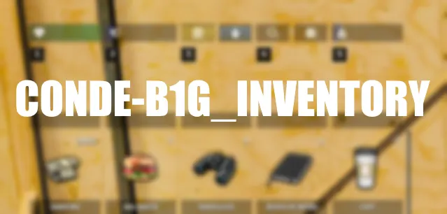 Conde B1g ESX Inventory FiveM resource preview