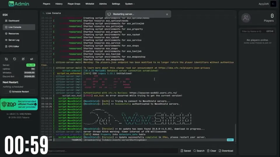 WaveShield V4 Anti-Cheat FiveM Ressourcen-Vorschau 4