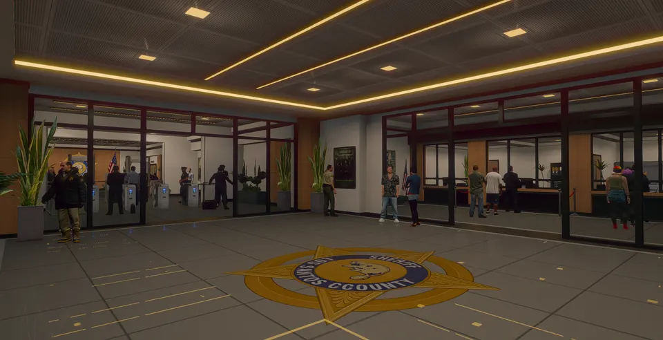 Vinewood Police HQ - Modular FiveM Ressourcen Vorschau 4