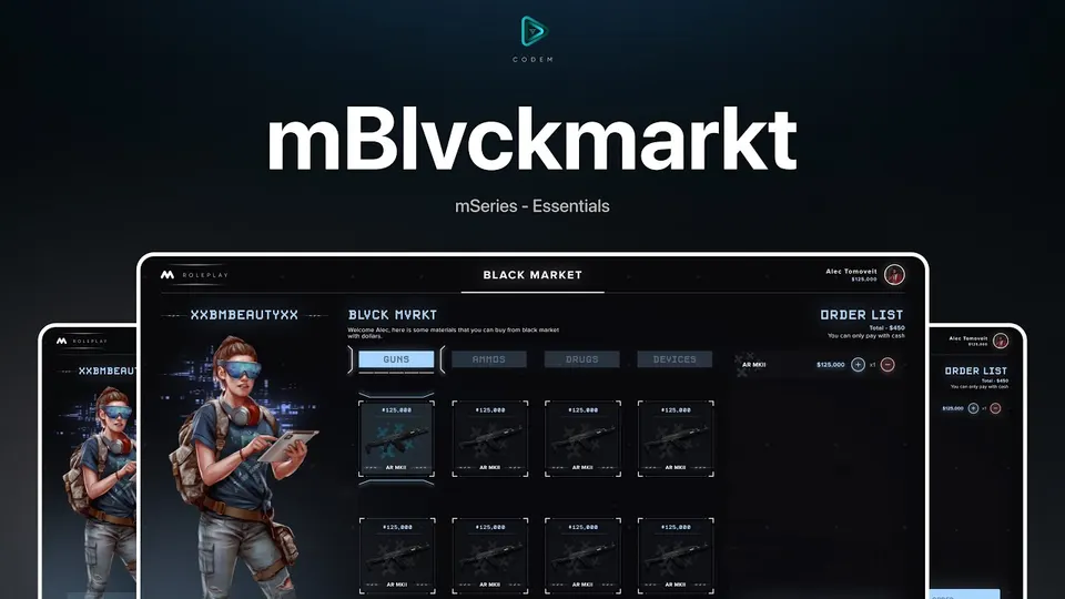 FourTwenty Dynamischer Markt FiveM Ressourcen-Vorschau