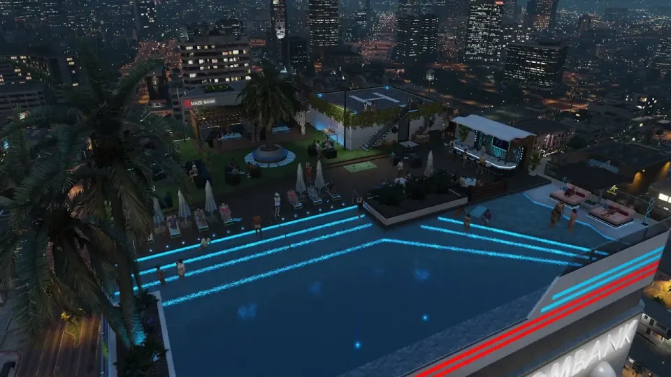Aperçu de la ressource Rooftop Villa (Lombank Rooftop) FiveM