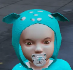 Third baby character model included with the FiveM Baby Script