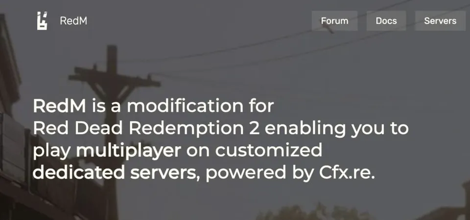 Create a RedM Server with FXServer and txAdmin