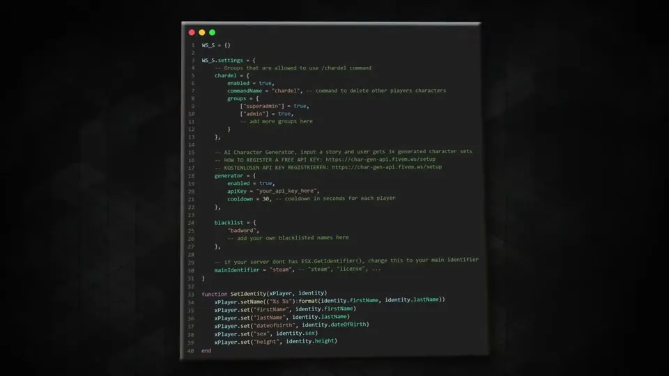 WS Charcreator and Identity - Web-Services - imagen 4