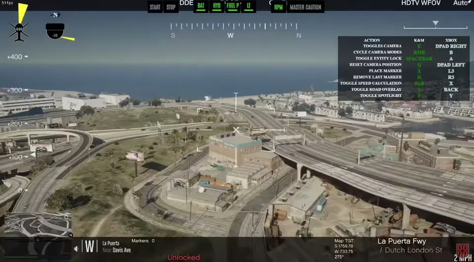 Sistema de cámara de helicóptero (Standalone) FiveM vista previa del recurso 4