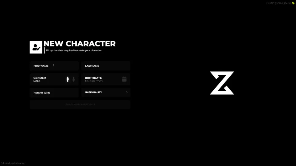 Vista previa del recurso ZSX Multicharacter FiveM 5