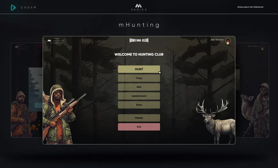CodeM mHunting — Système de chasse et de faune FiveM aperçu des ressources 11