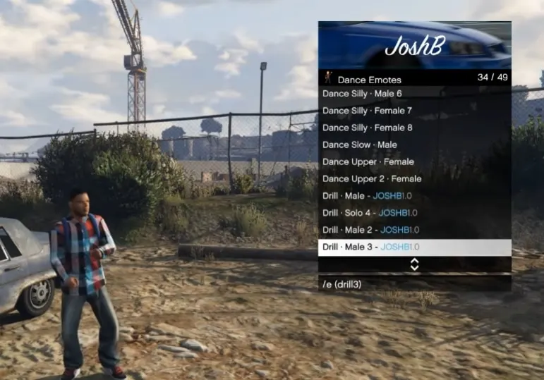 FiveM Premium animation menu FiveM resource preview 2