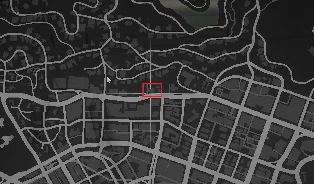 Original map marking the 7Sky building location