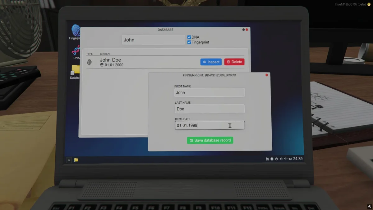 Evidences for FiveM: existing preview 10